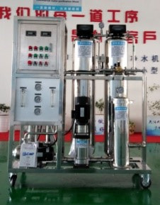 water purifier-RO water purifier-direct drinking-hospitals-schools-500 L/h-one stage RO-stainless steel-nuclear wastewater treatment